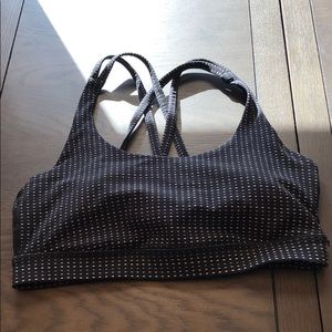 Lululemon sports bra, strappy back
